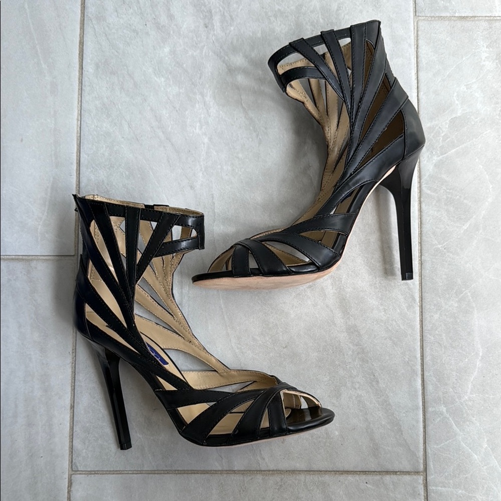 Jimmy Choo for H&M Black Strappy Heels